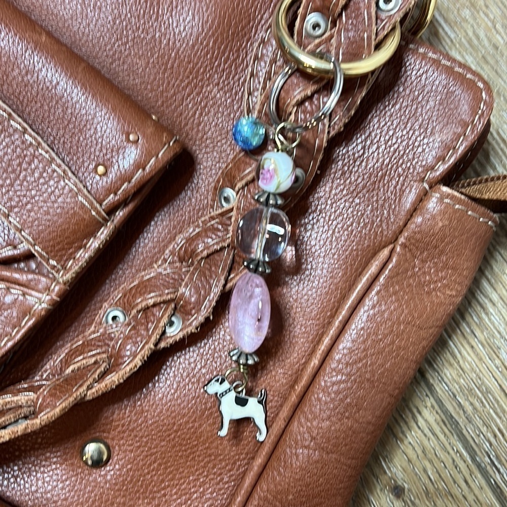 Flavi Olivera Brown Leather Shoulder Bag - Picture 9 of 10